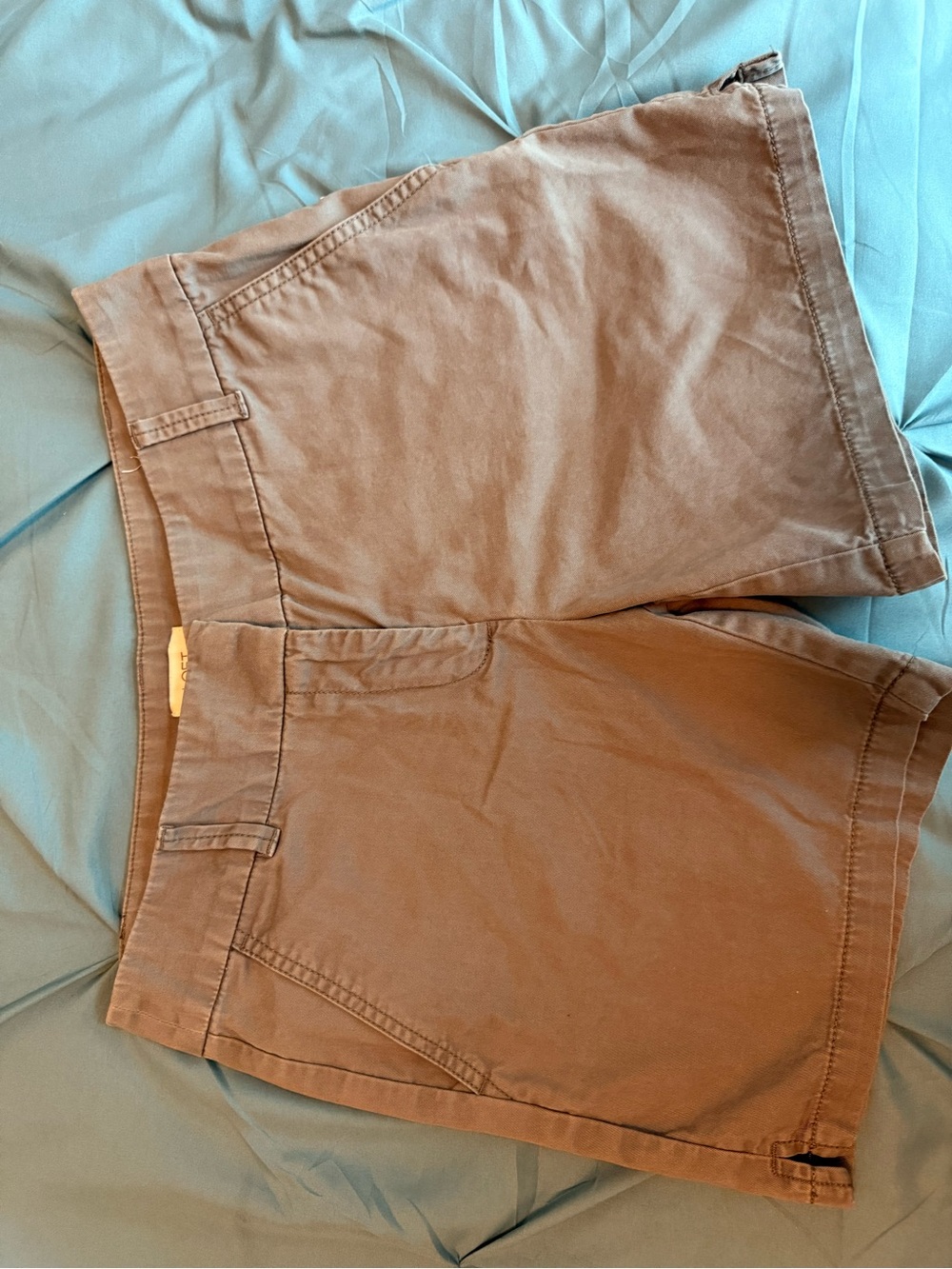 LOFT Women's gray Bermuda Shorts